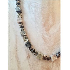 🚫SOLD Artisan Agate & Sterling Silver Necklace